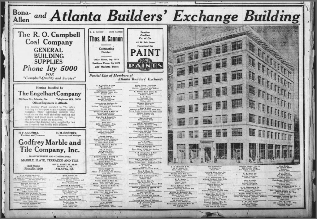 1924 Local Atlanta businesses commerce exchange
