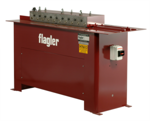 Flagler High Speed Button Lock Machine—Roofing Downspout