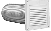 PFL812 Mini Louver Eave Vent with Tail
