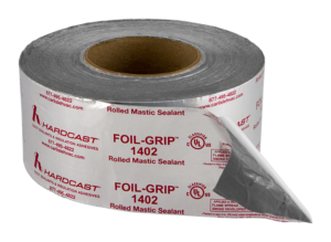 Hardcast Foil Grip 1402 Rolled Mastic — Duct Sealant On a Roll