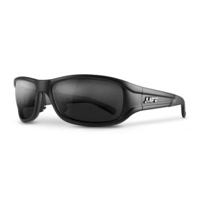 Alias Safety Glasses—Black Frames w/ Polarized Lenses