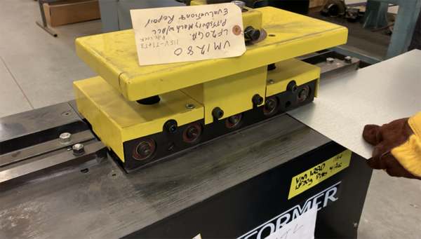 (SOLD) Used Lockformer Model 20 standard Pitts Machine (demo model condition)