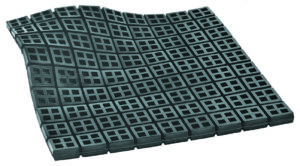 3/4” Thick Neoprene Super W Waffle Rubber Mounting Pad