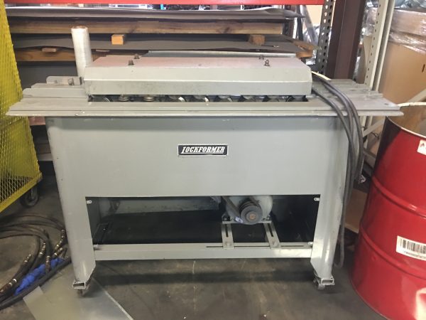 (SOLD) Used Lockformer 24Ga Male & Female Snaplock Machine