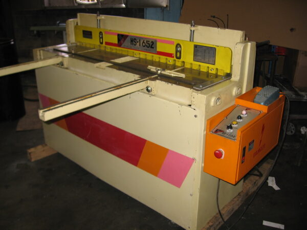 (SOLD) Used JET Equipment HS-I652 Hydraulic Shear