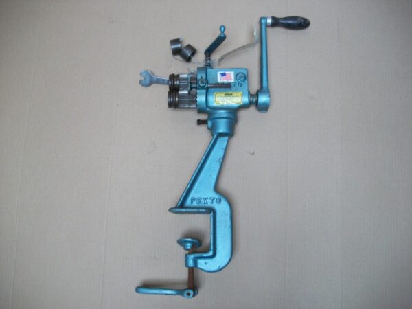 (SOLD) Used Pexto 24 Ga RW 0581 Manual Crimp & Bead Machine
