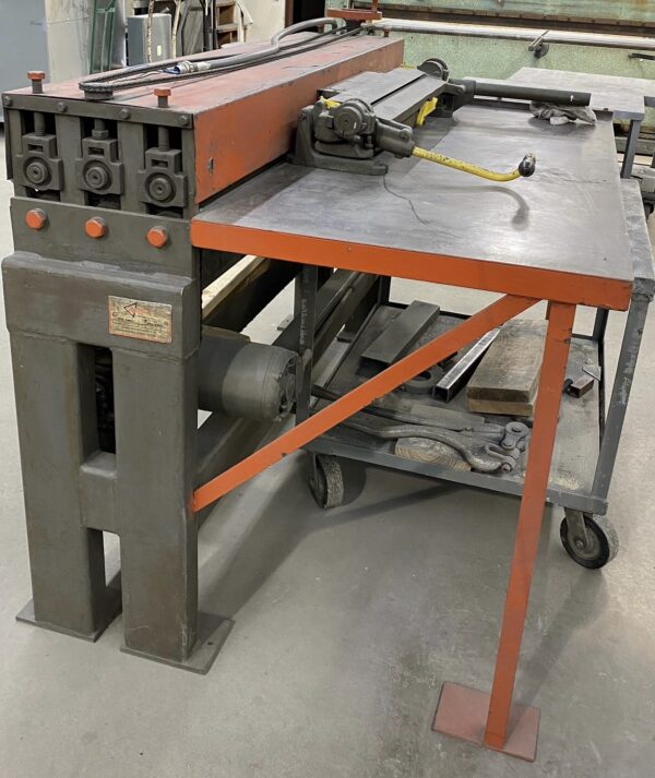 (SOLD) Used Welty Way 5 Ft 16 Gauge Capacity Sheet Beader