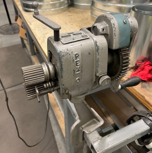 [SOLD] UM1346 Used Pexto 0585 20 ga Capacity Crimping and Beading Machine 