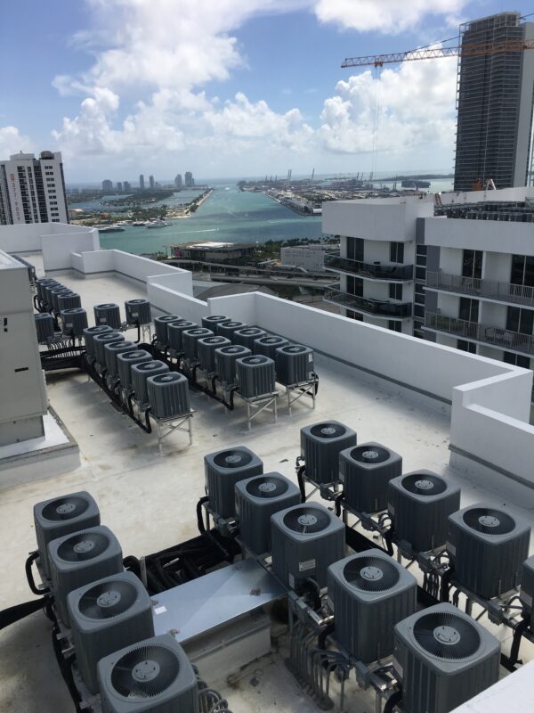 Rooftop Condenser Stand - Conklin Metal Industries